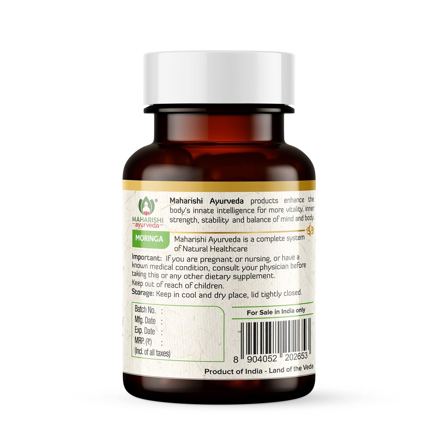 Organic Moringa (60 Tablets)
