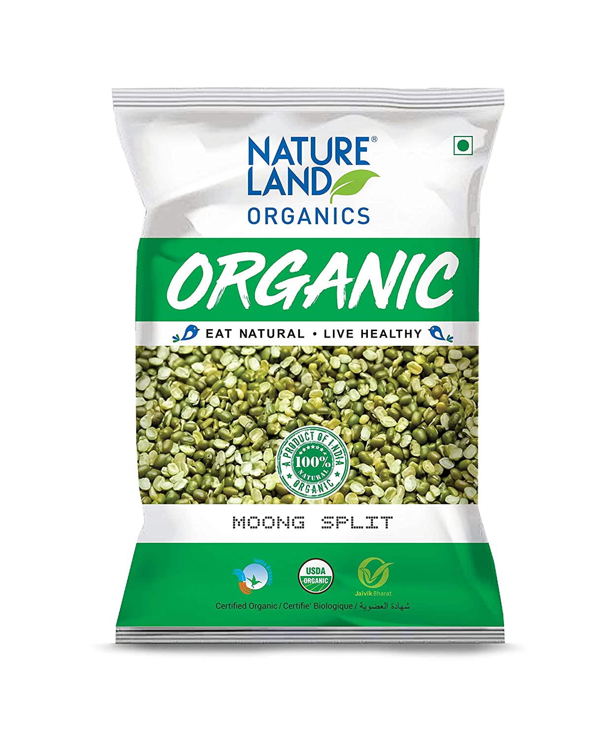 Organic Green Split 500gm
