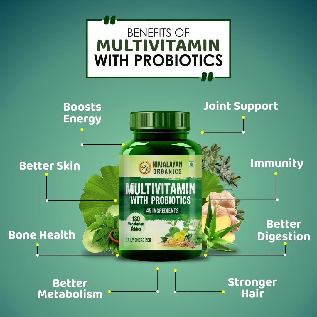 Multivitamin with Probiotics 180 Tablets