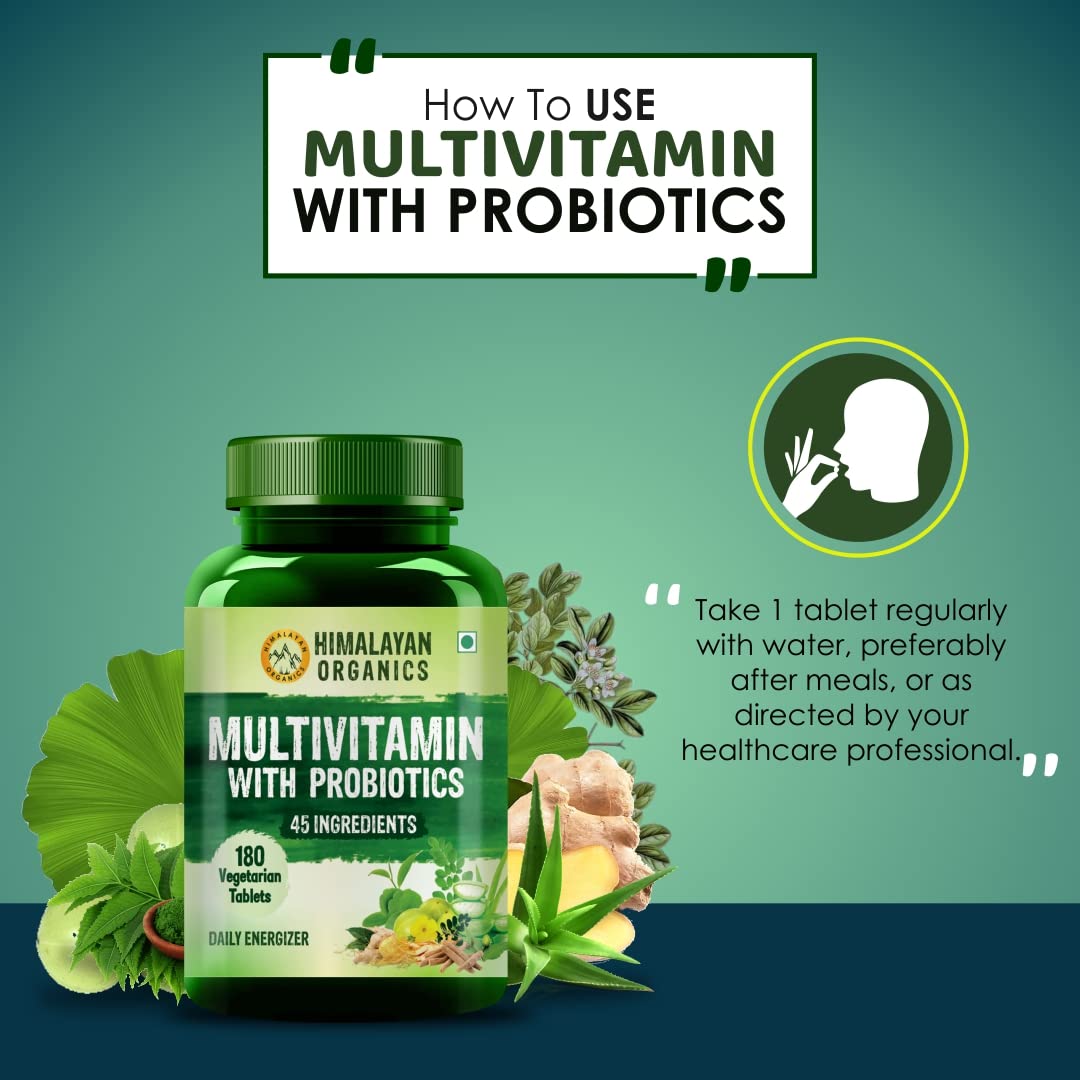 Multivitamin with Probiotics 180 Tablets