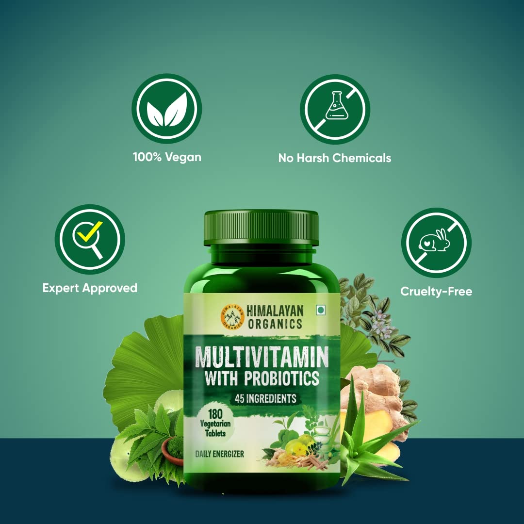 Multivitamin with Probiotics 180 Tablets
