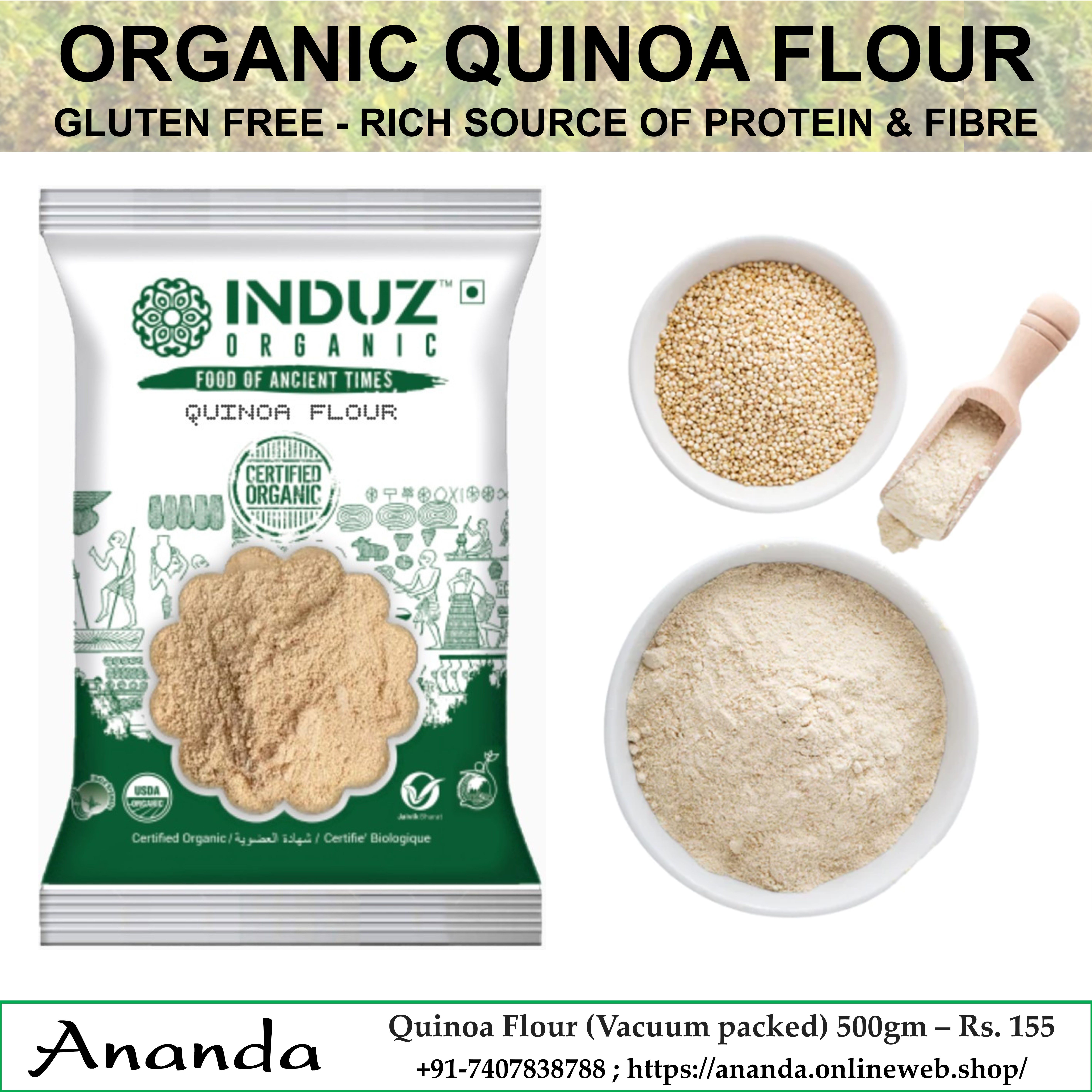 Organic Quinoa Flour 500gm