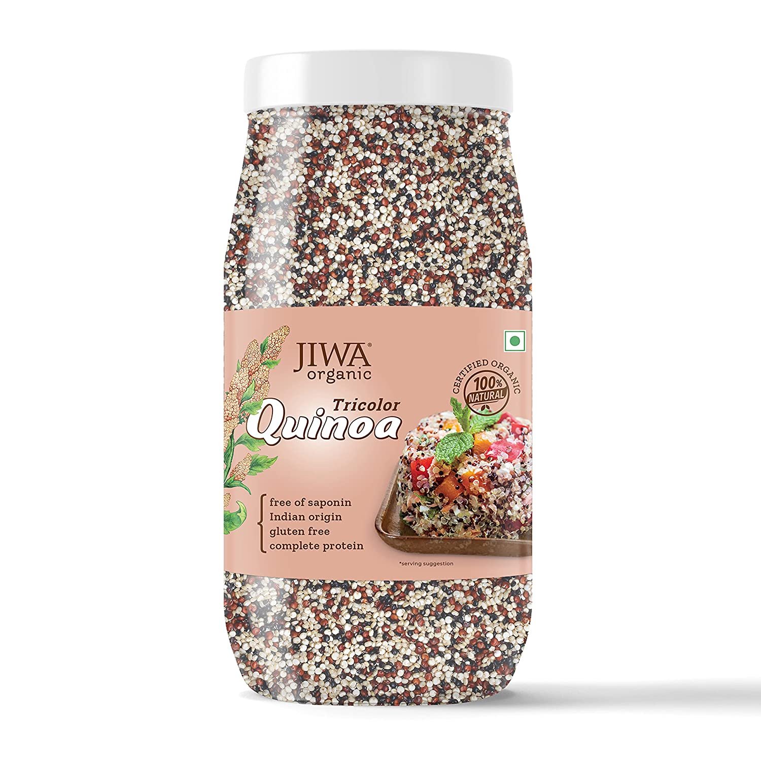 Organic Tricolor Quinoa 1 Kg