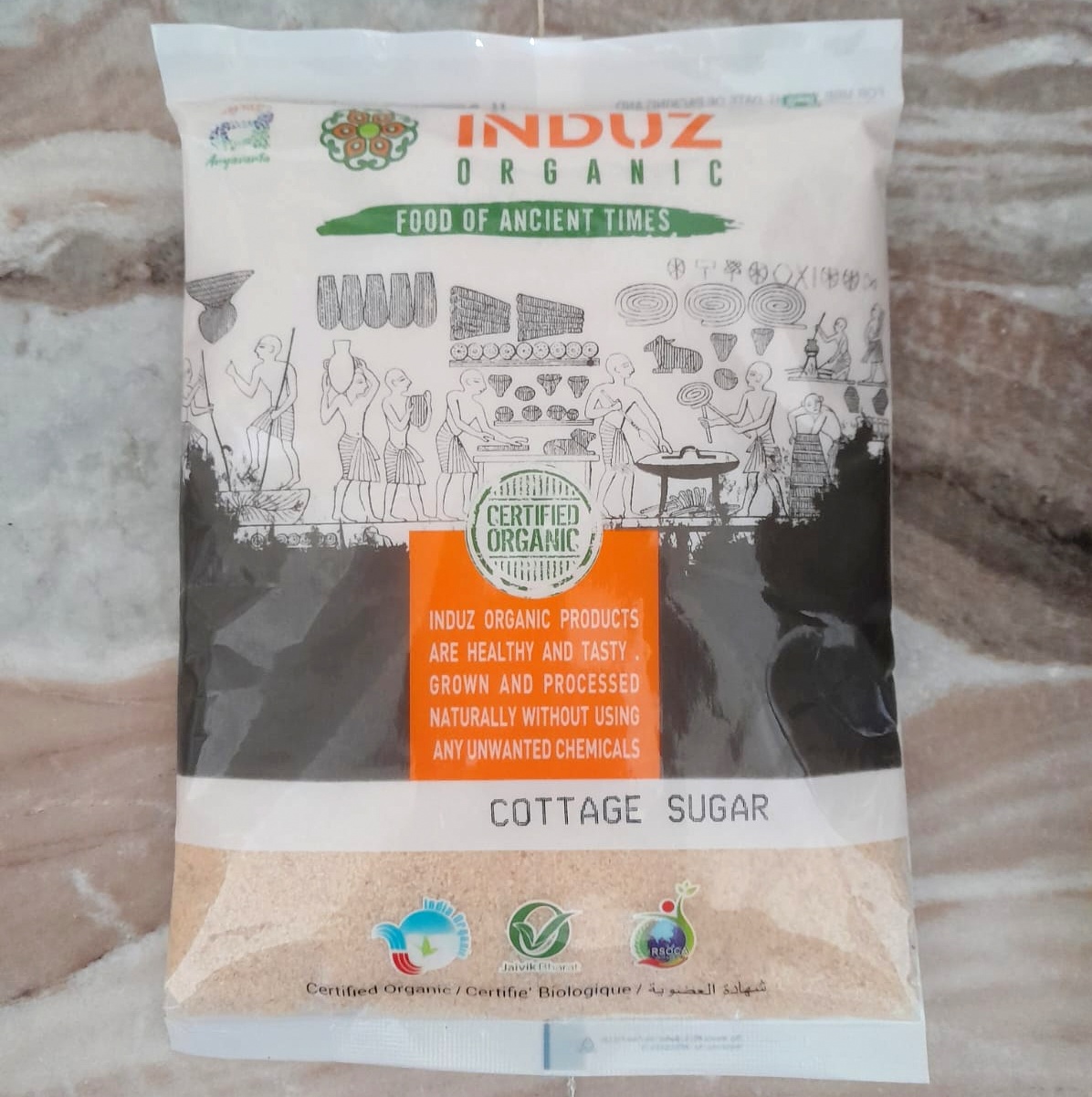 Organic Cottage Sugar (Desi Khand) 500gm