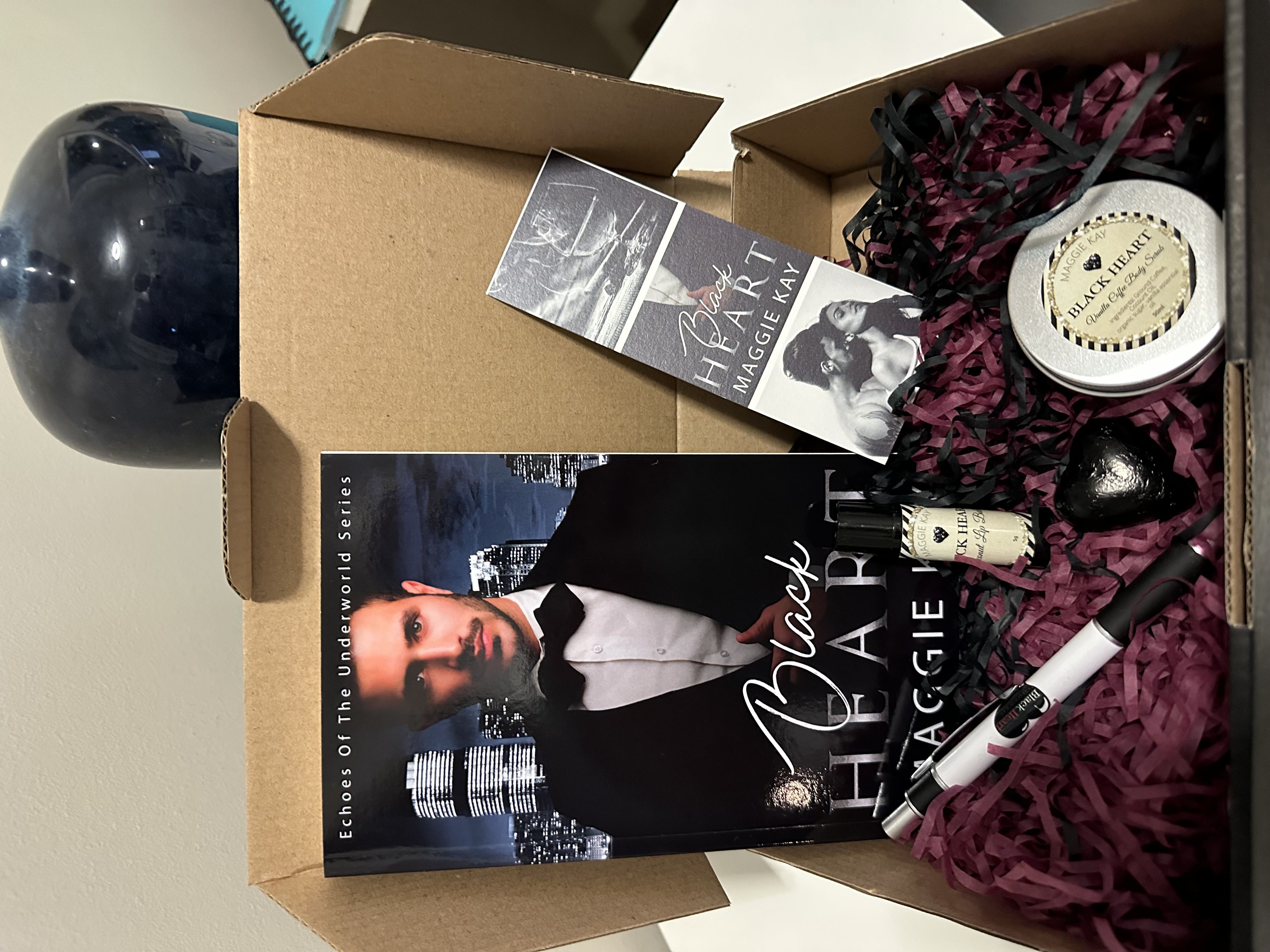 Black Heart Book Box