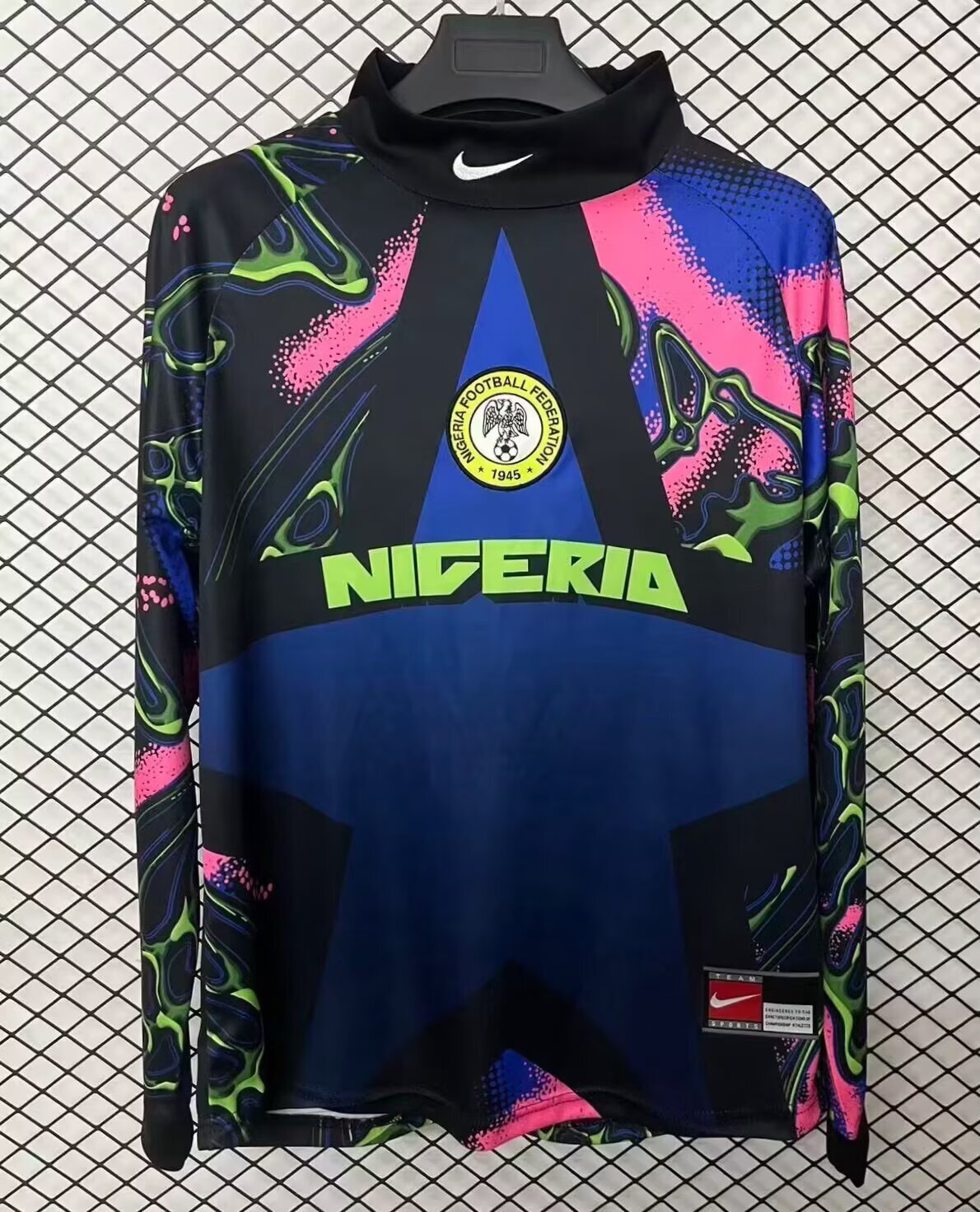 Nigeria retro long sleeve