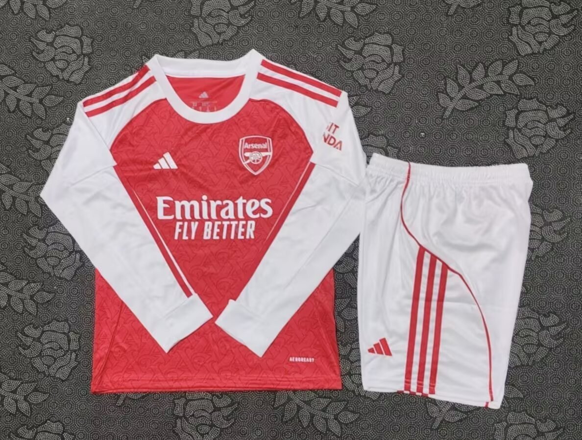 Arsenal home long sleeve kids
