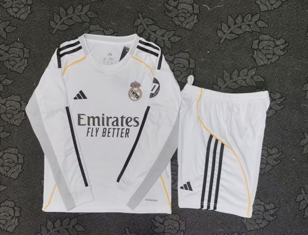 Real Madrid long sleeve kids