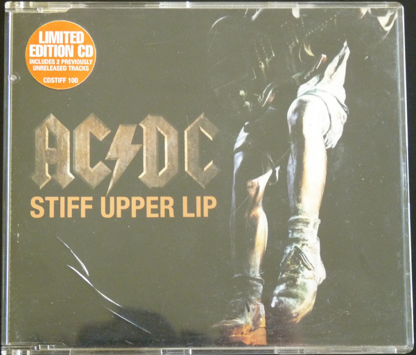 AC/DC ‎– Stiff Upper Lip - UK Limited Edition 3 Track CD Single