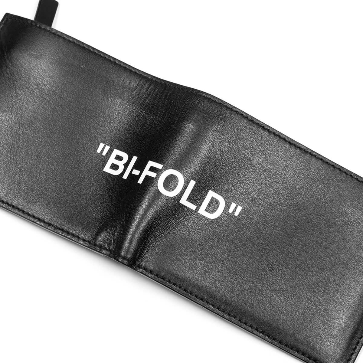 Offwhite quote bifold wallet