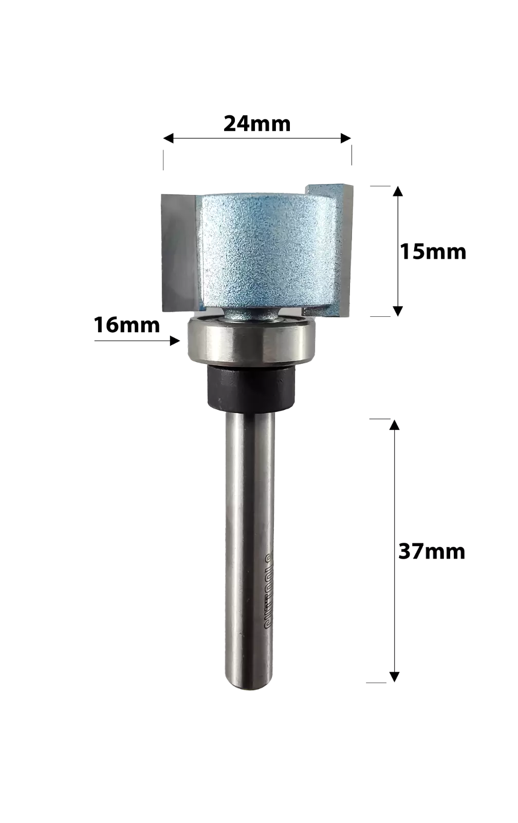 CUTTOOLS Intumescent Strip Recess Router Cutter ¼” shank -Two sizes