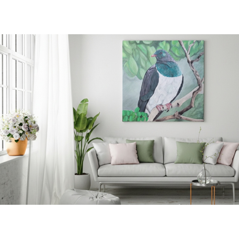 Kererū - Canvas Print