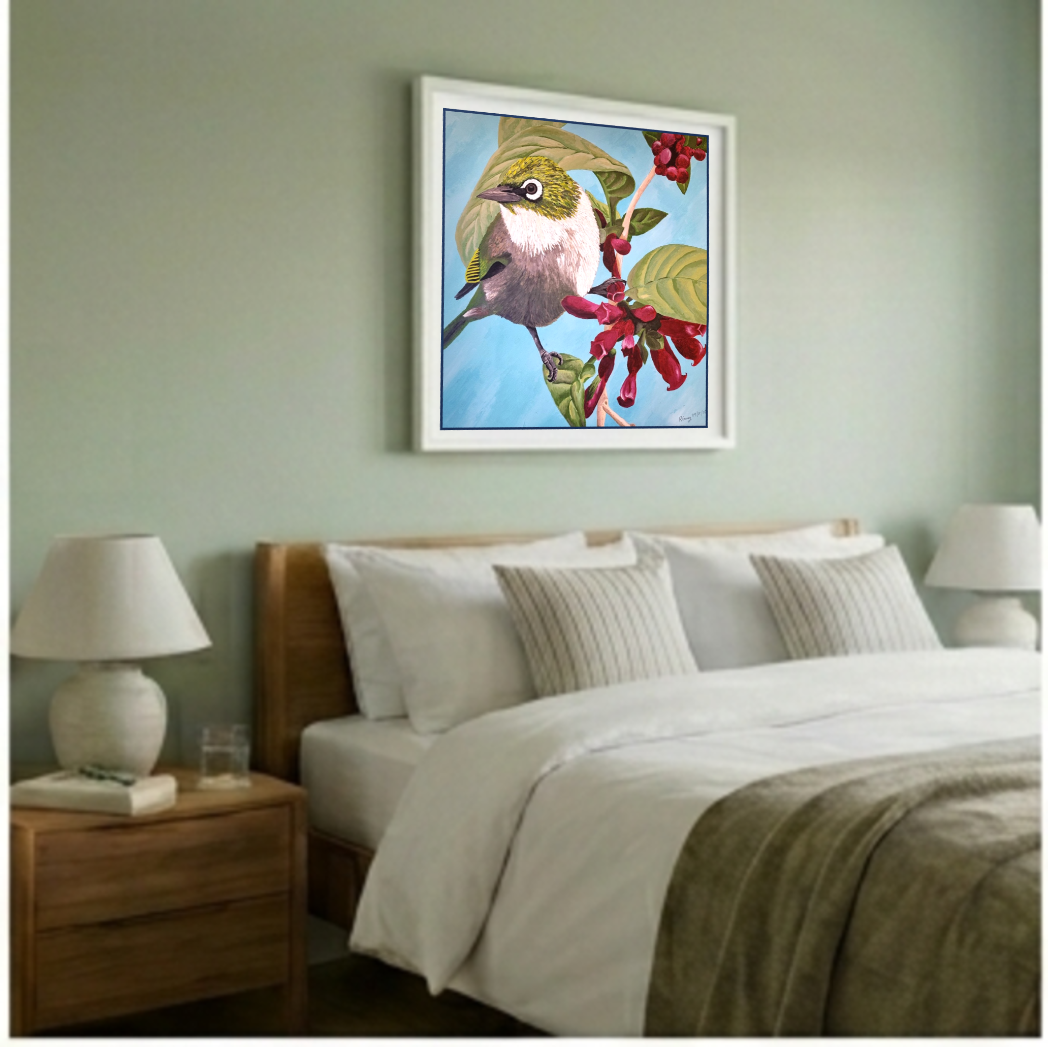 Wax Eye - Canvas Print