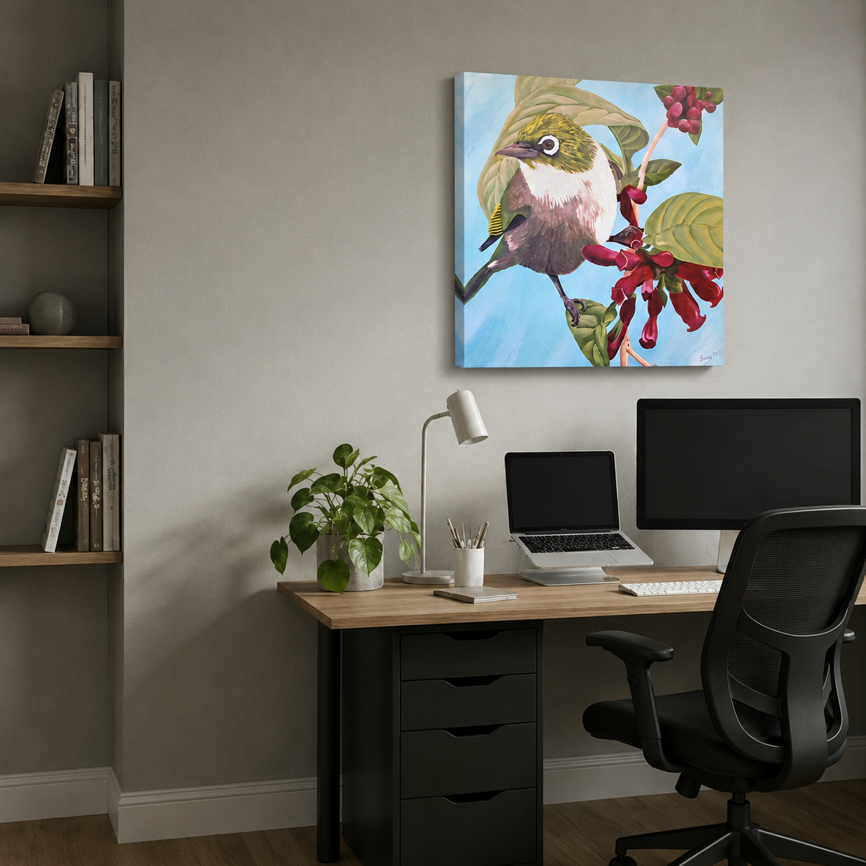 Wax Eye - Canvas Print