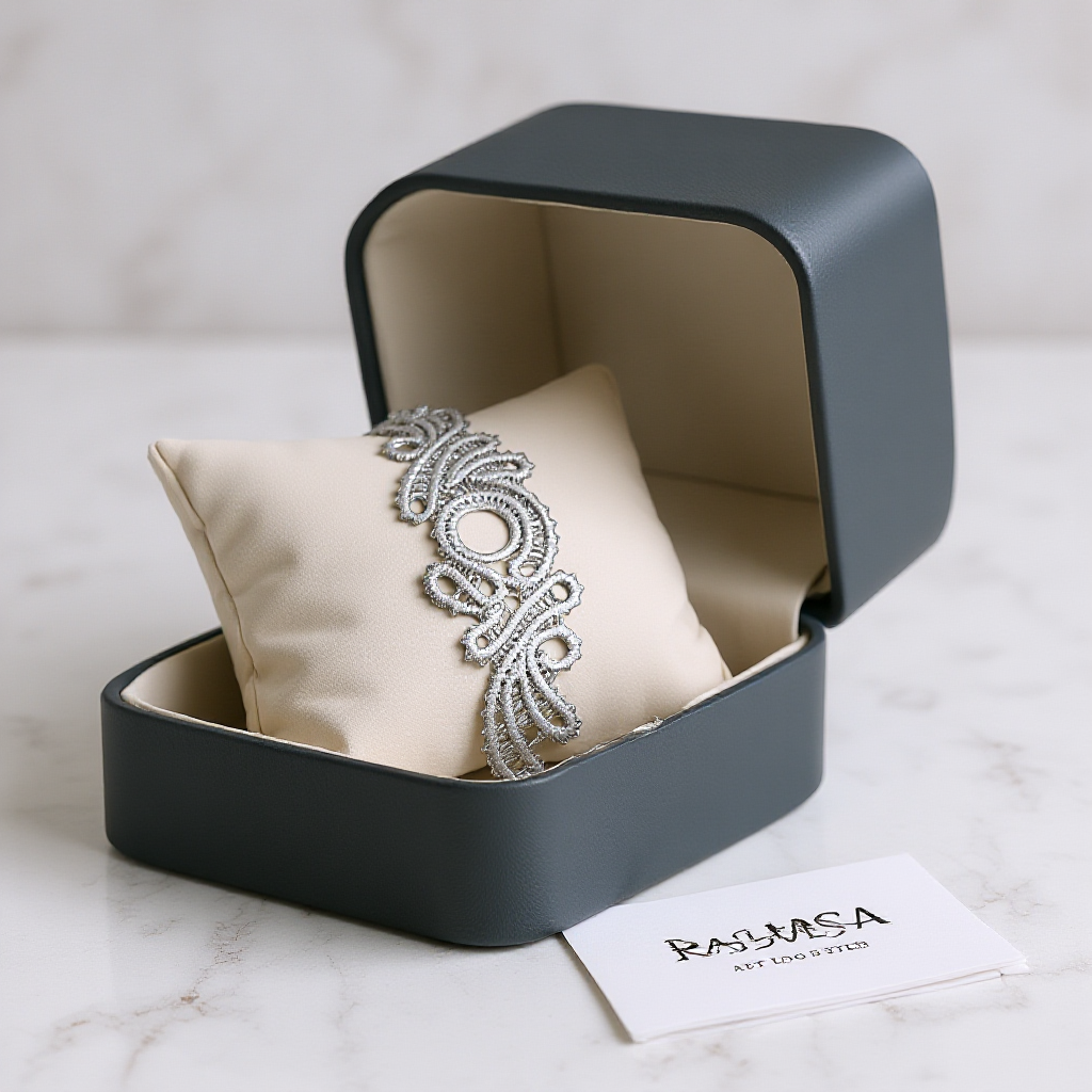 Zapestnica 1 - srebrna metalizirana