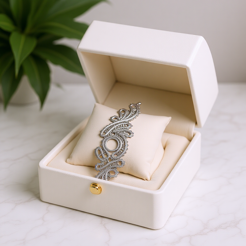 Zapestnica 1 - srebrna metalizirana