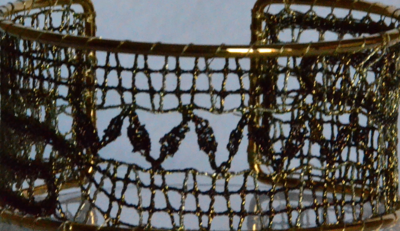 Zapestnica kovinska zlata Ribica