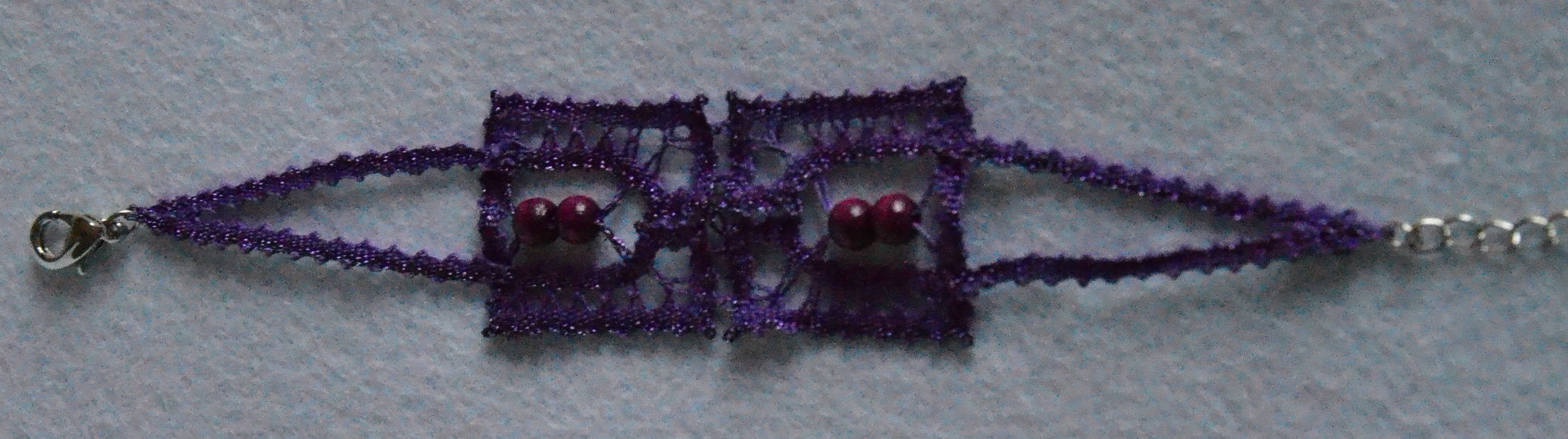 Zapestnica 3 - vijola bombažna