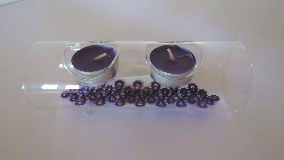 Svečnik viola / Candlestick Violet