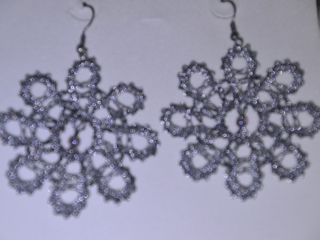 Uhani 13 - srebrni metalizirani