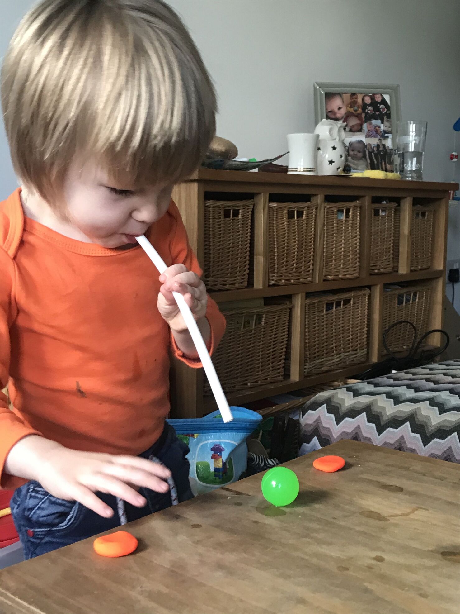 Straw football 