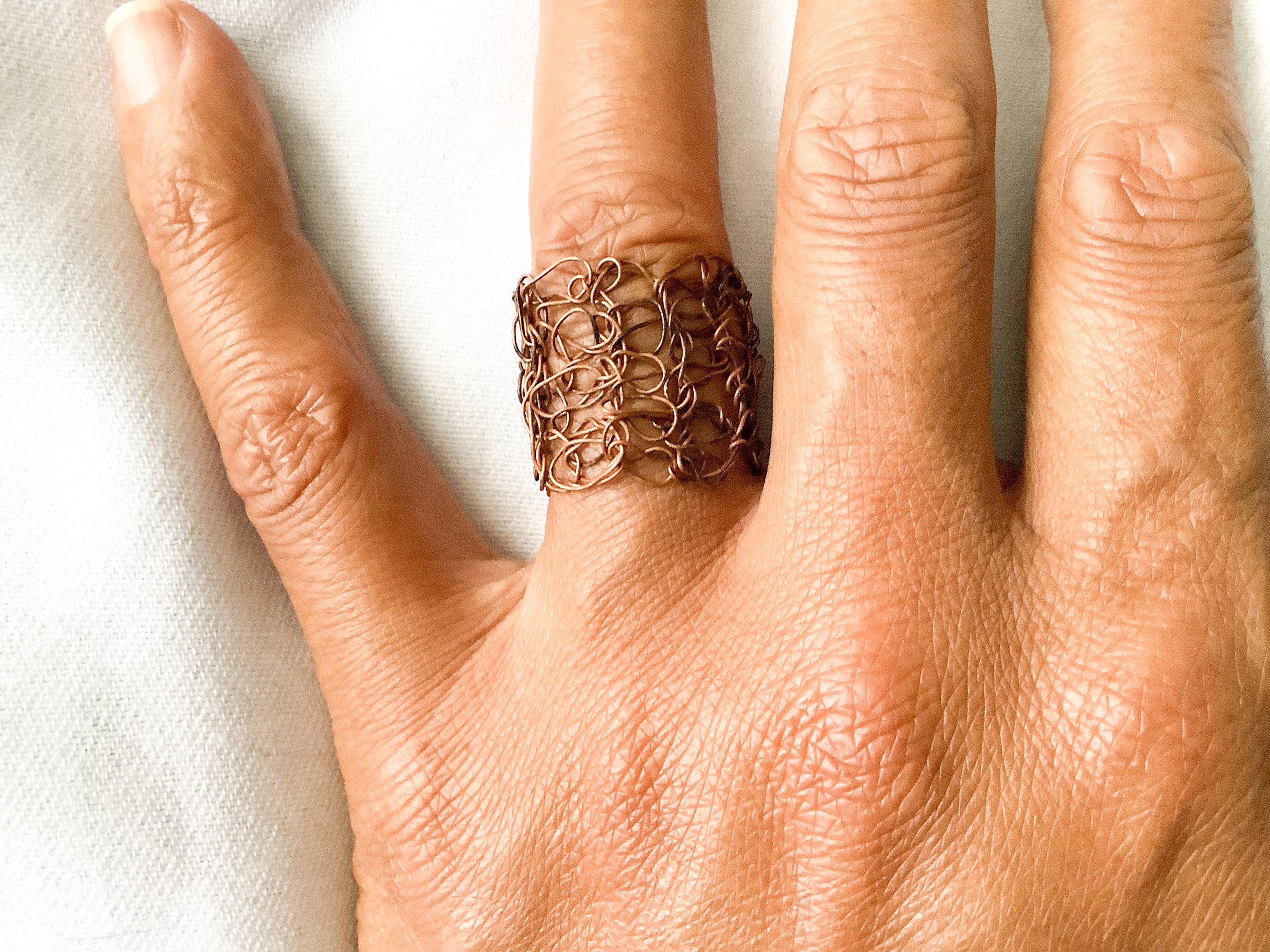 Flexible copper rings