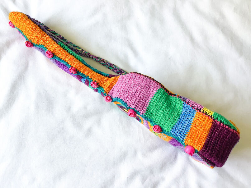 Colourful sunny skulls Concert Ukulele Bag