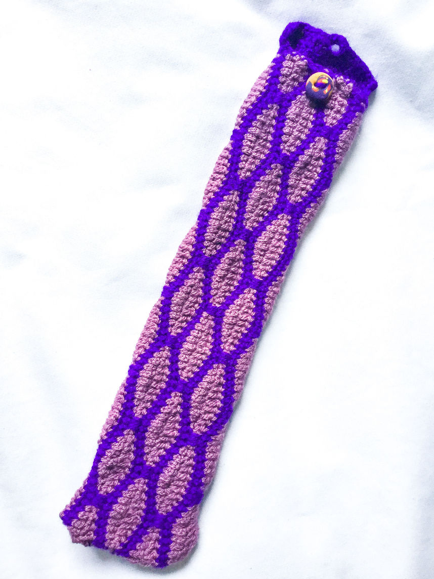 "Purple Honey" flute bag