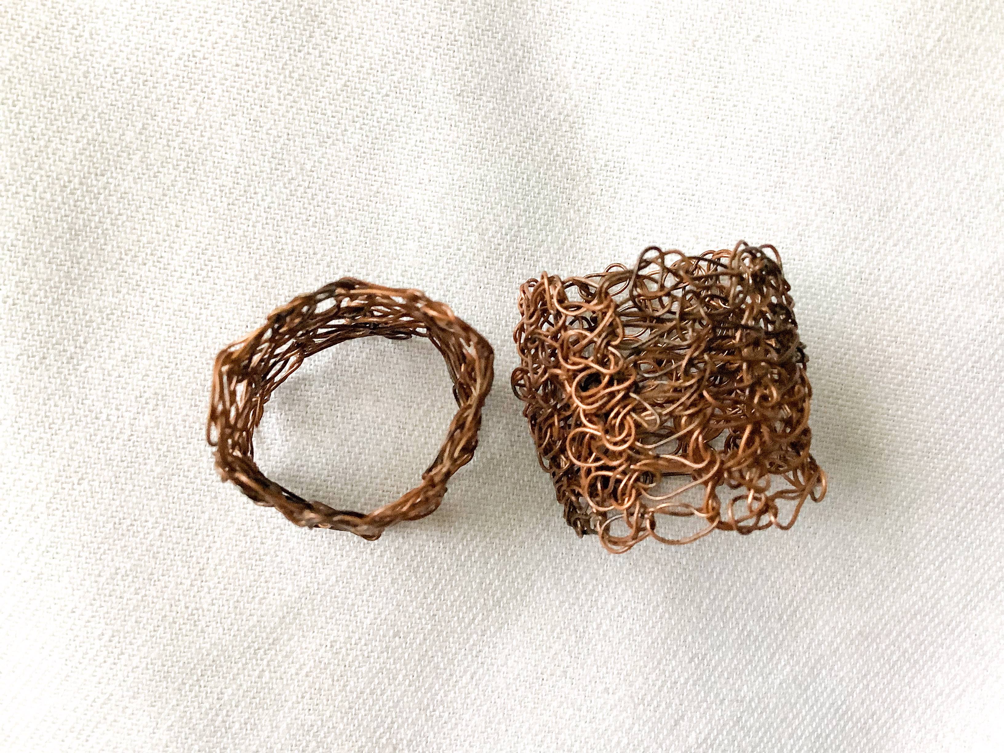 Flexible copper rings