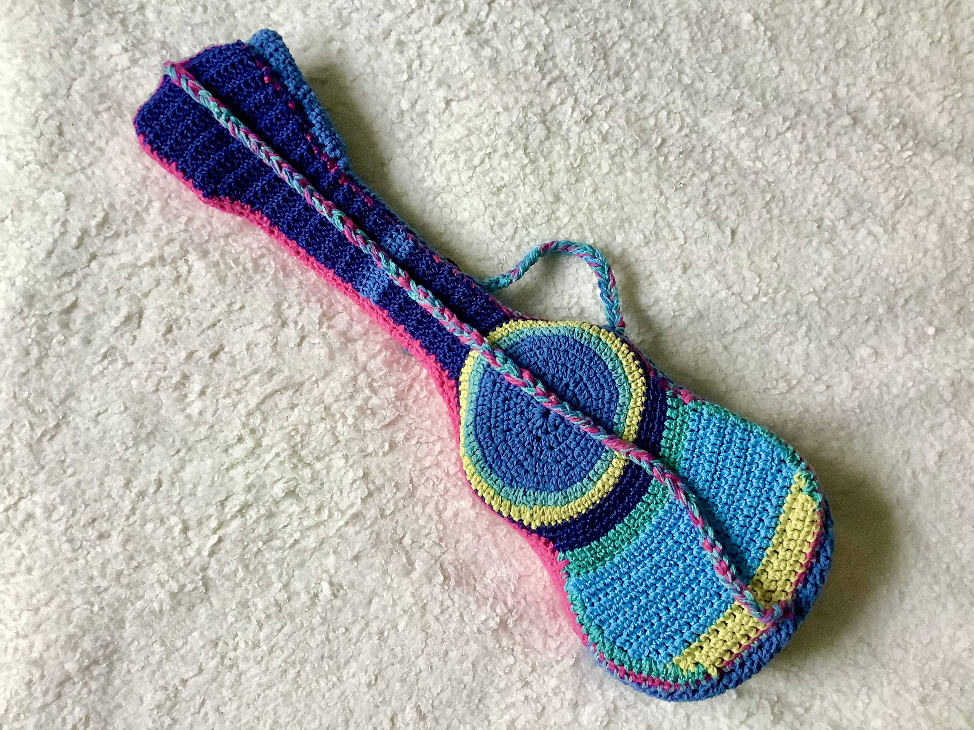 "Sweet blue sun" Soprano Uke bag