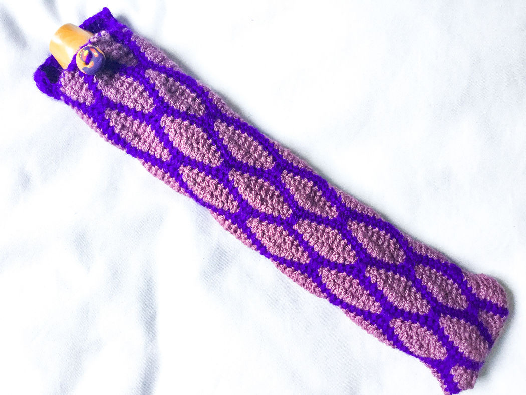 "Purple Honey" flute bag