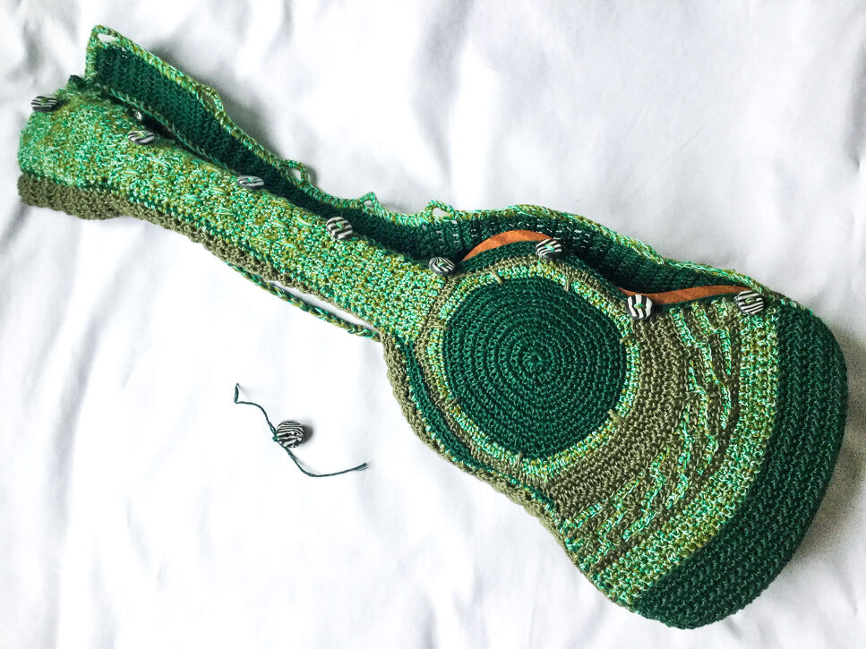 'Zebras in the green forest' Tenor Ukulele bag