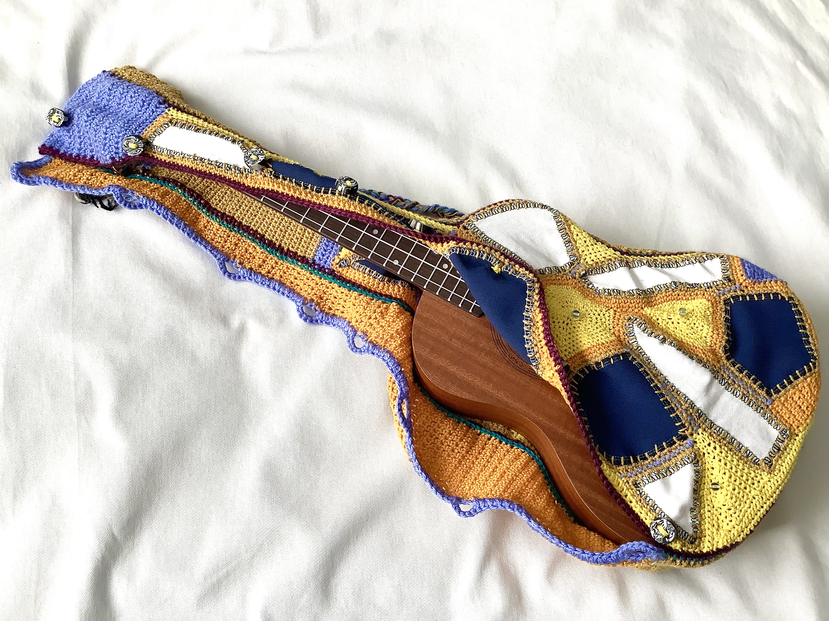 "Golden blues" Concert ukulele