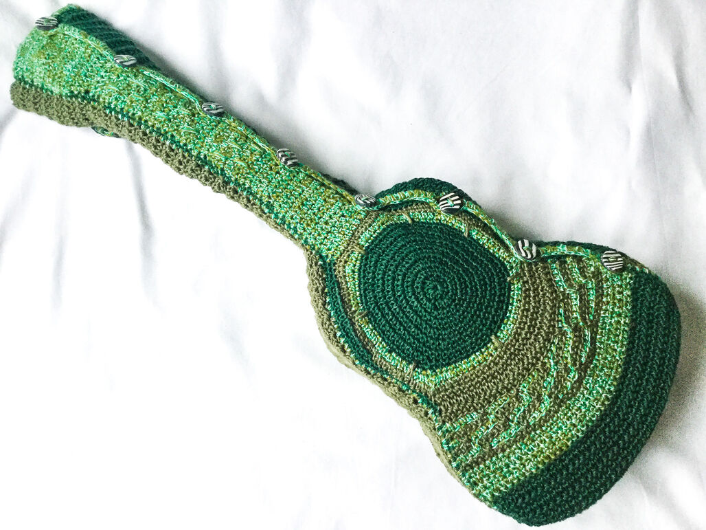 'Zebras in the green forest' Tenor Ukulele bag