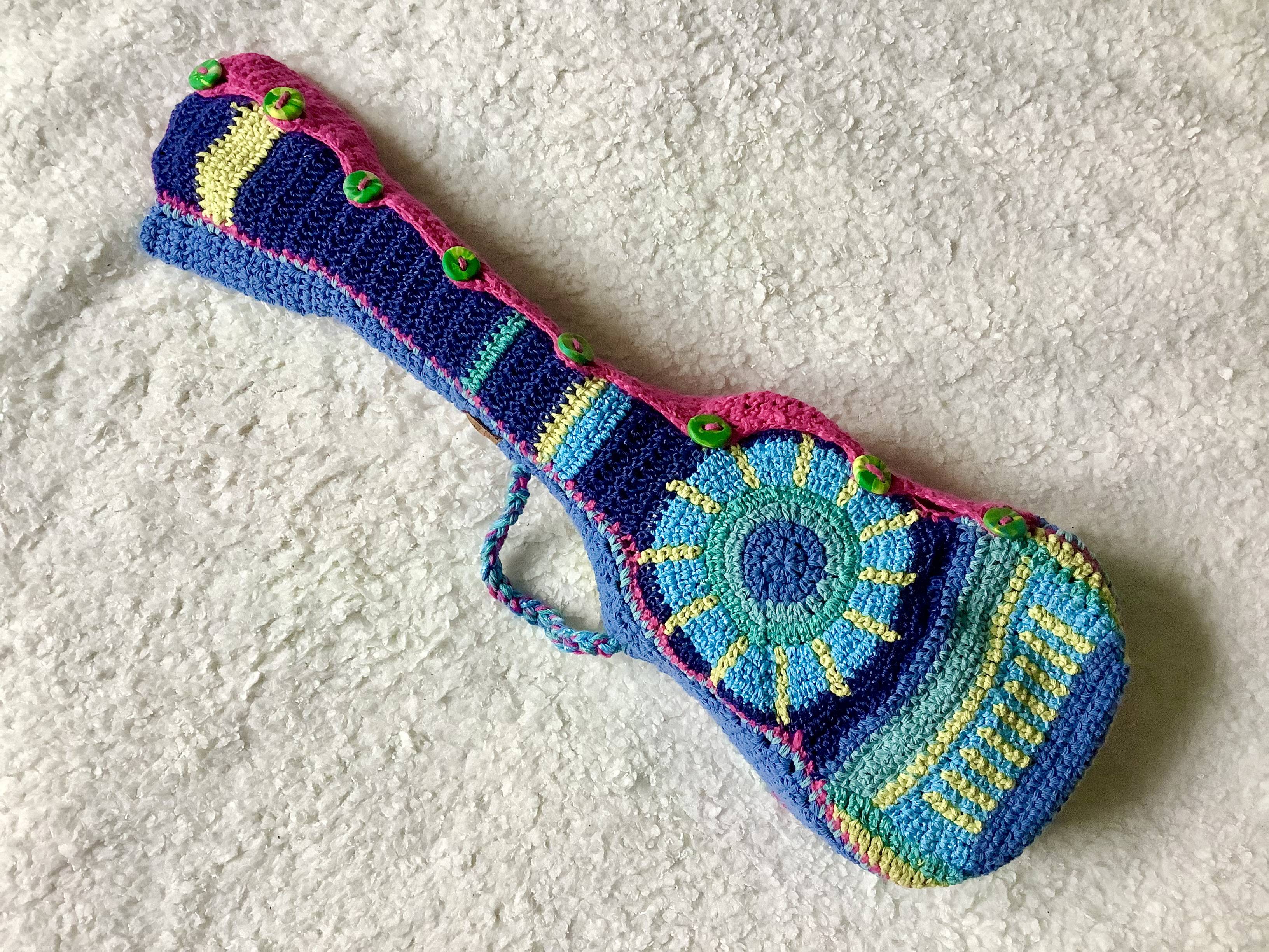 "Sweet blue sun" Soprano Uke bag