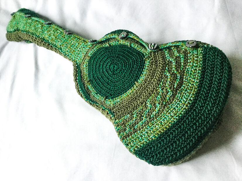 'Zebras in the green forest' Tenor Ukulele bag