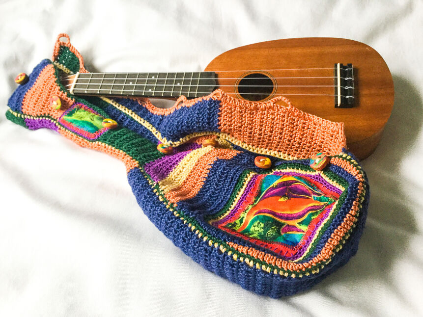 "Pineapple Fish" Soprano Ukulele bag