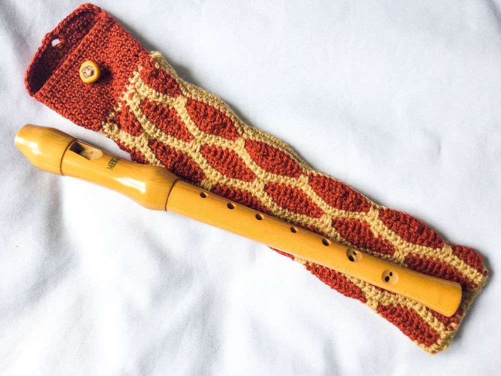 "Chocolate Honey" Recorder bag