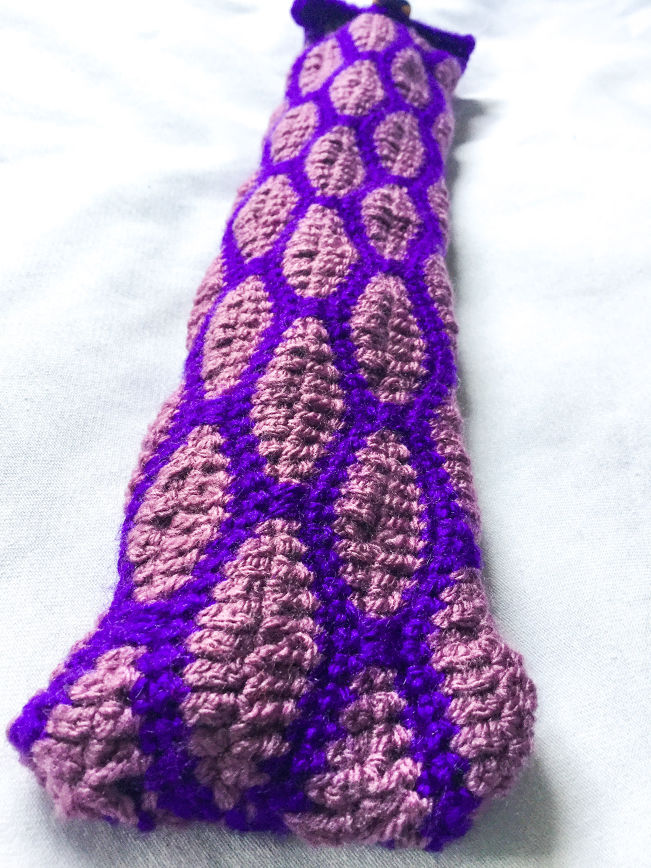 "Purple Honey" flute bag