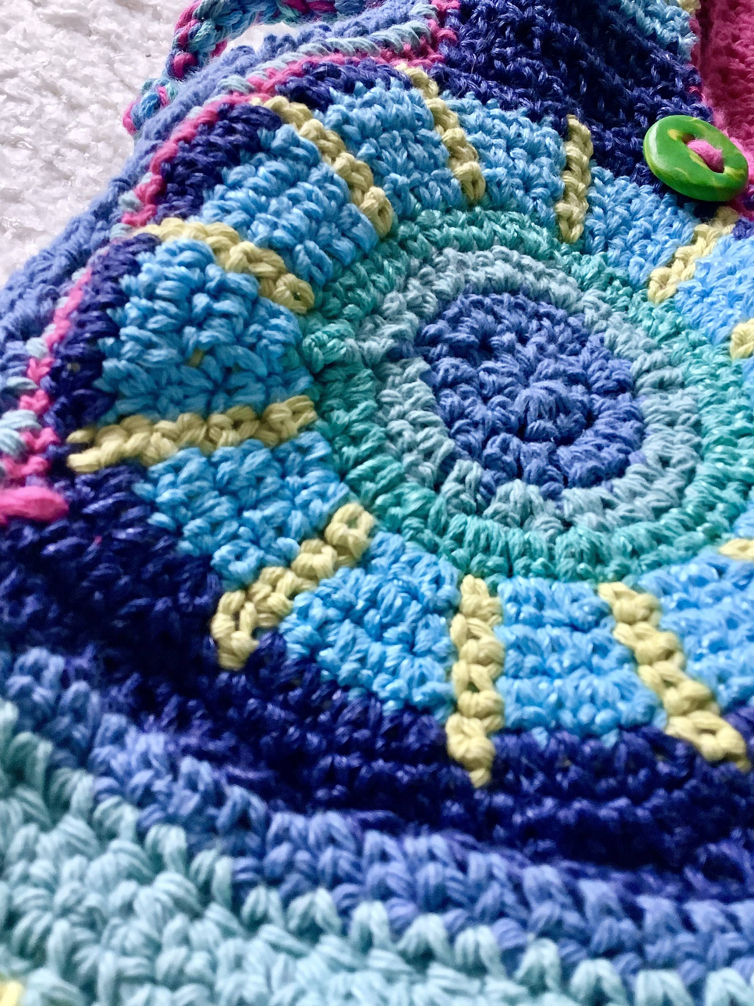 "Sweet blue sun" Soprano Uke bag