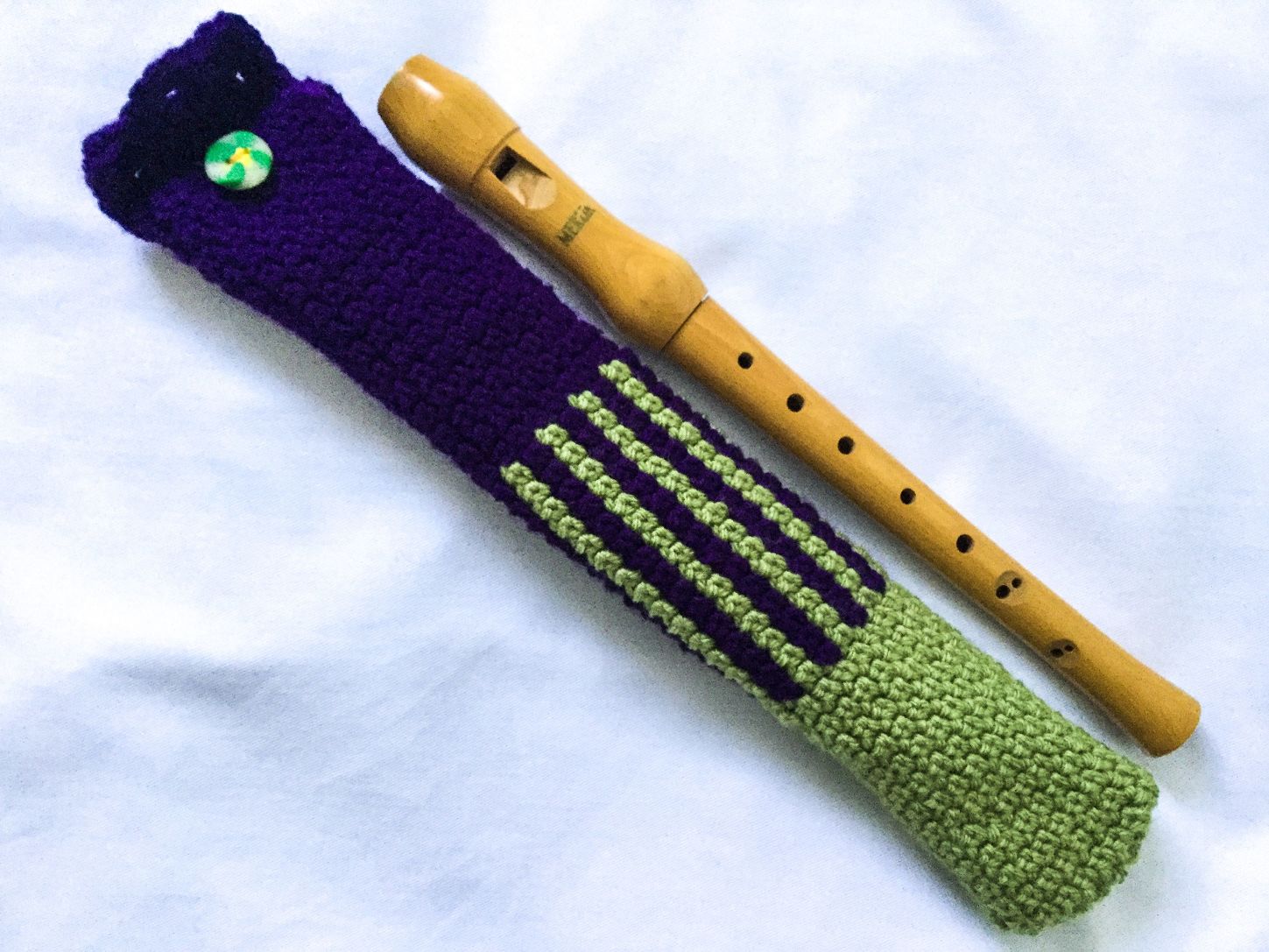 "Grapevine" flute bag, recorder gig bag, flute gig bag