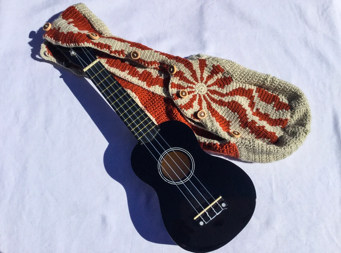 'Lunar Zebra' Soprano Ukulele