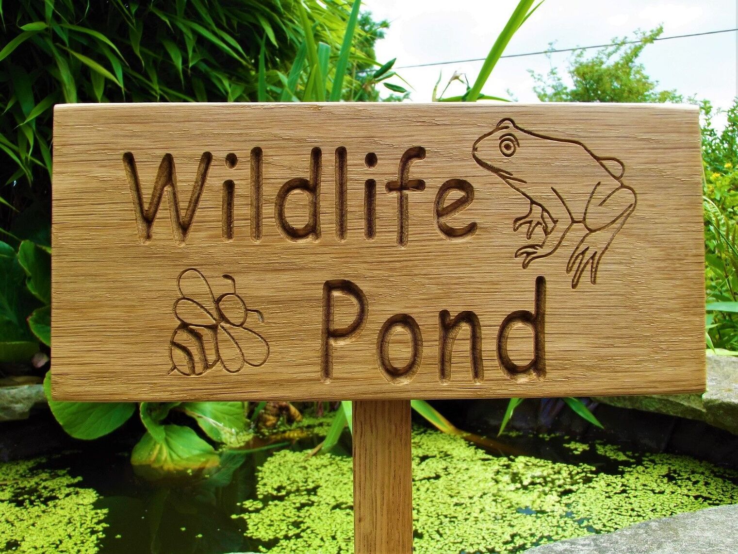 Wildlife Pond/Personalised Pond Sign