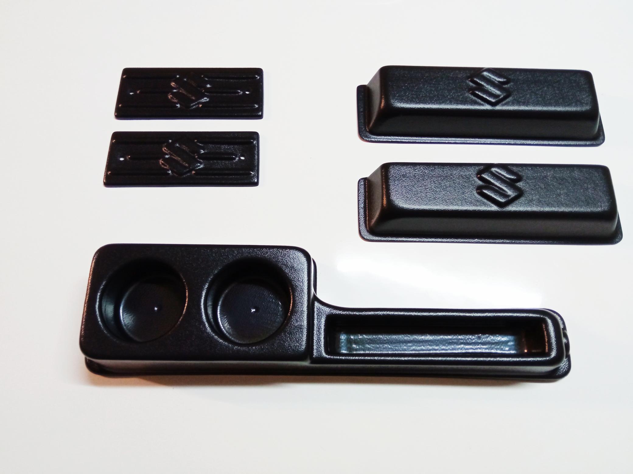 COMBO package [ pillar plastic covers + Door pockets + Double Cupholder ]