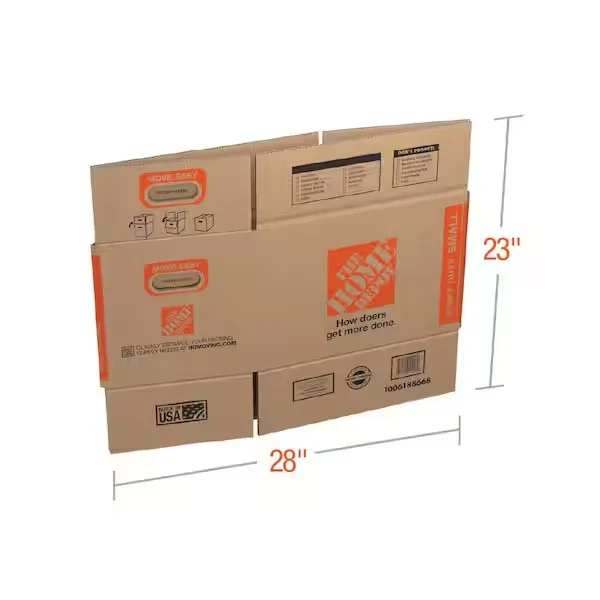 17 in. L x 11 in. W x 11 in. D Small Heavy Duty Moving Box with Handles 20-Pack