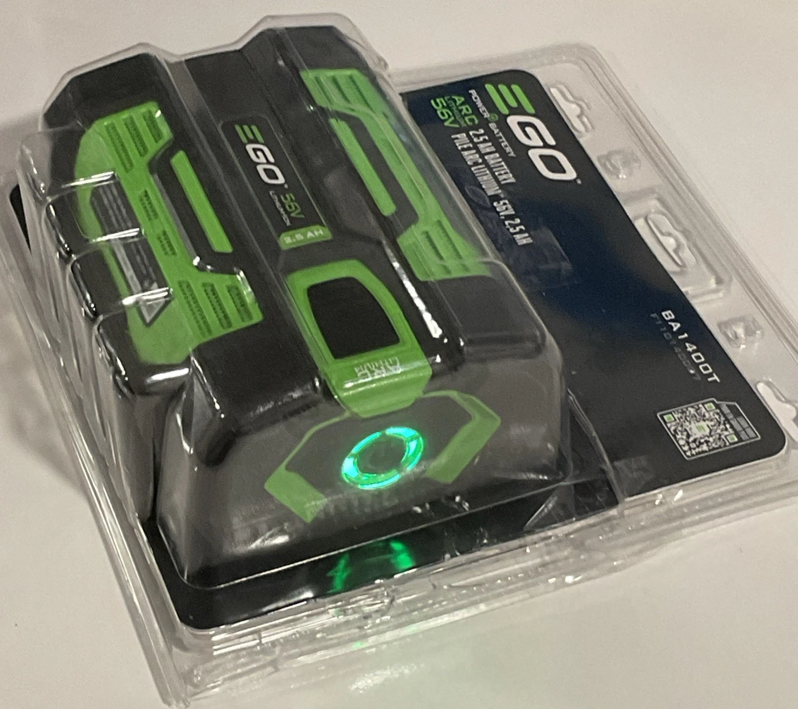 Genuine EGO 56V BA1400T 2.5 Ah Lithium-ion Battery with Fuel Gauge JAN2023