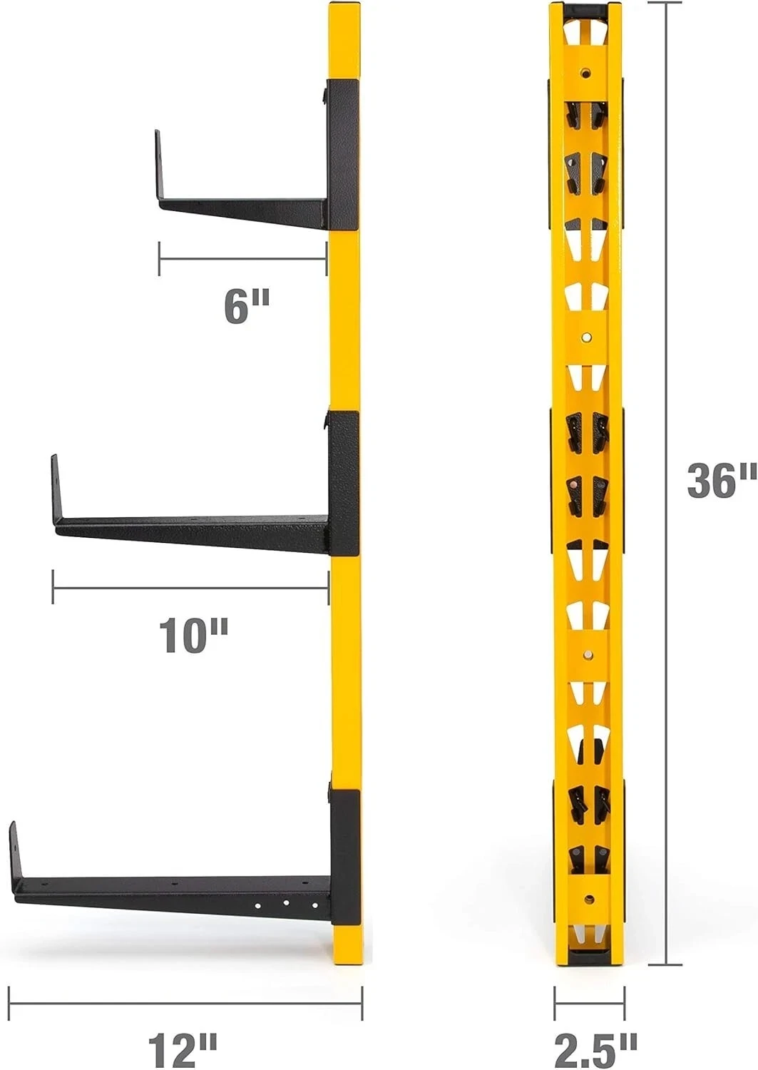 Dewalt 9 Bracket Wall Mount Material Storage Cantilever Rack DXSTACLR