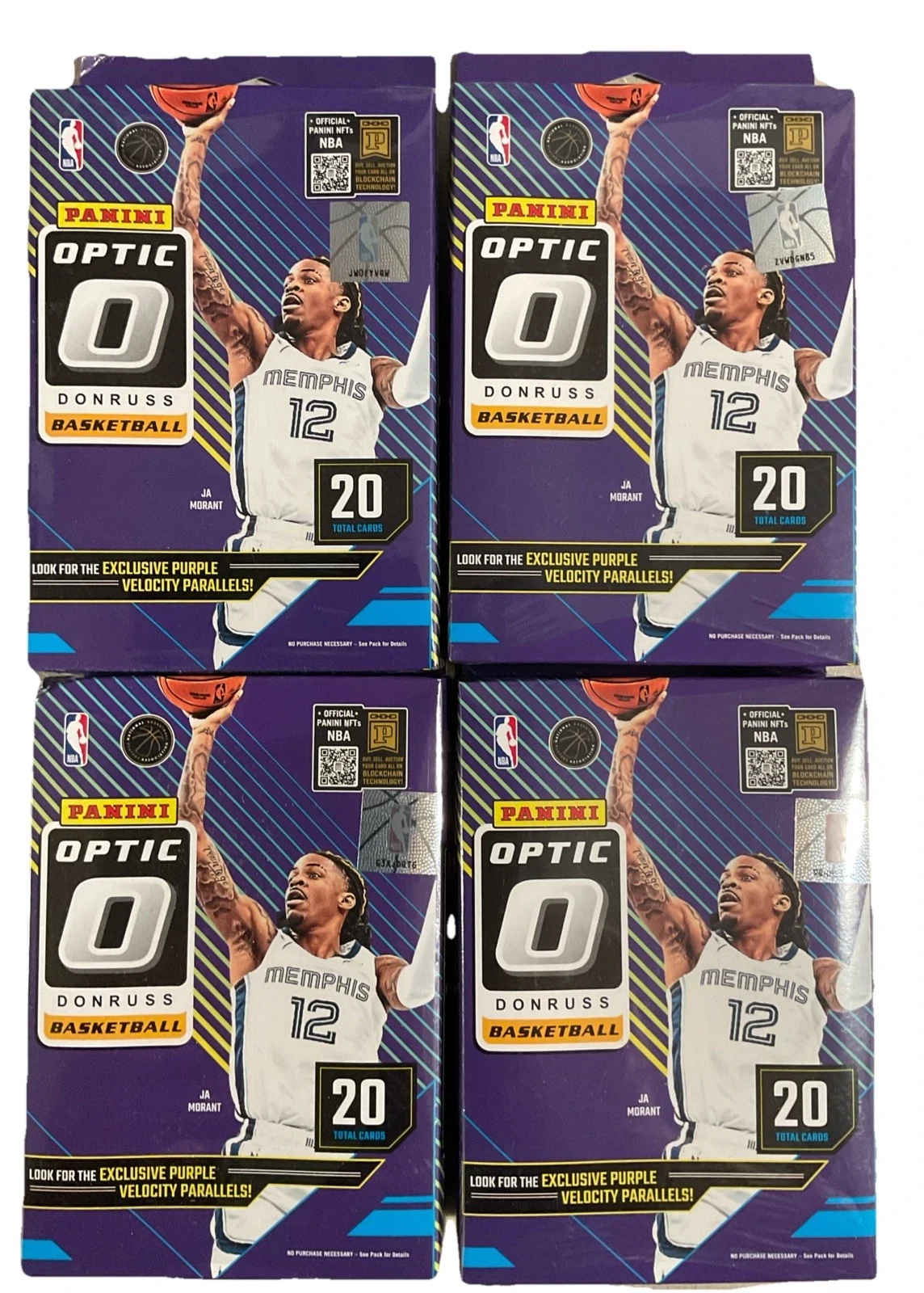 LOT OF 4! 2024-25 Panini Donruss Optic Basketball Trading Cards Hanger Boxes