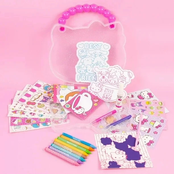 Hello Kitty and Friends Creativity Set 100+ Coloring Activities Craft New Sealed