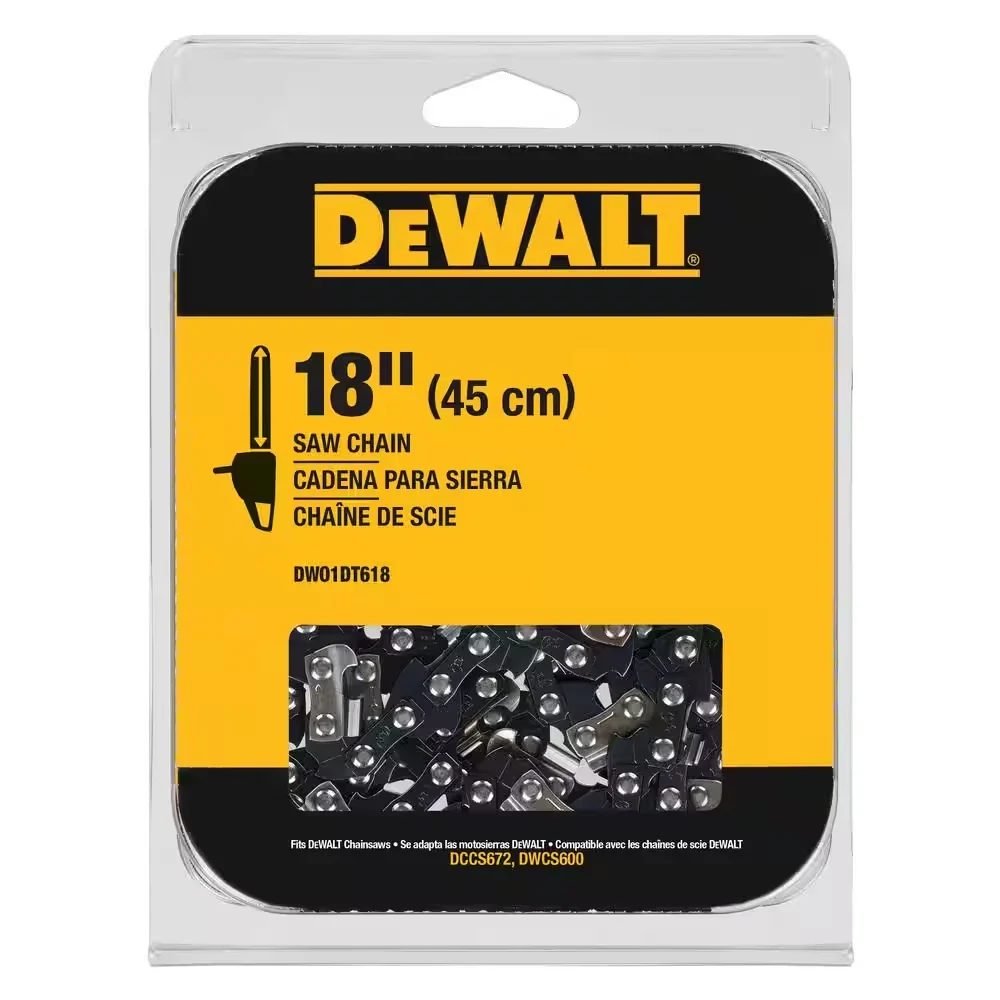 Genuine DEWALT 18" Saw Chain DW01DT618 for DCCS672, DWCS600